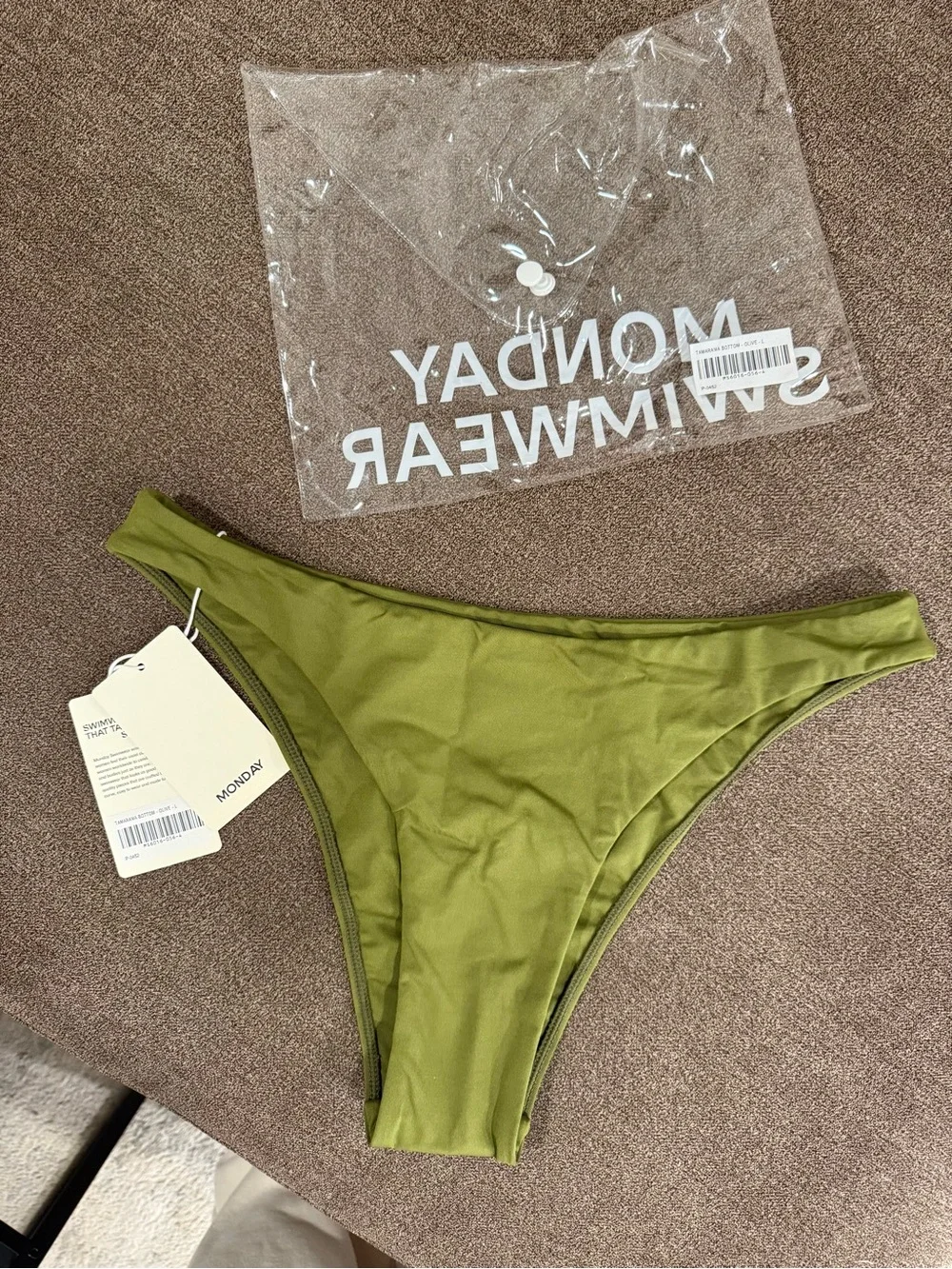 NWT Monday Swimwear Olive Tamarama Bottom